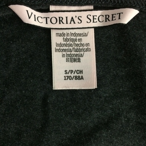 Victorias Secret Womens S Charcoal Gray Pajama Top - Picture 5 of 8